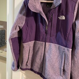 The North Face Purple Fleece Jacket ladies large